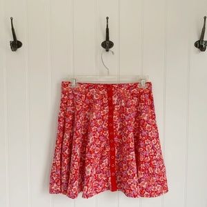 Urban Outfitters Kimchi Blue Floral Snap Skirt